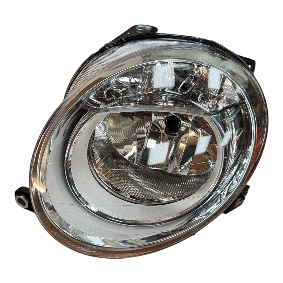 PAR de faros delanteros de haz bajo izquierdo + derecho Fiat 500 2008-2015 595 Foto 4 de 4