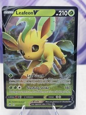 Leafeon V 013/159 Rare Holo  Pokemon TCG Sword & Shield Crown Zenith NM
