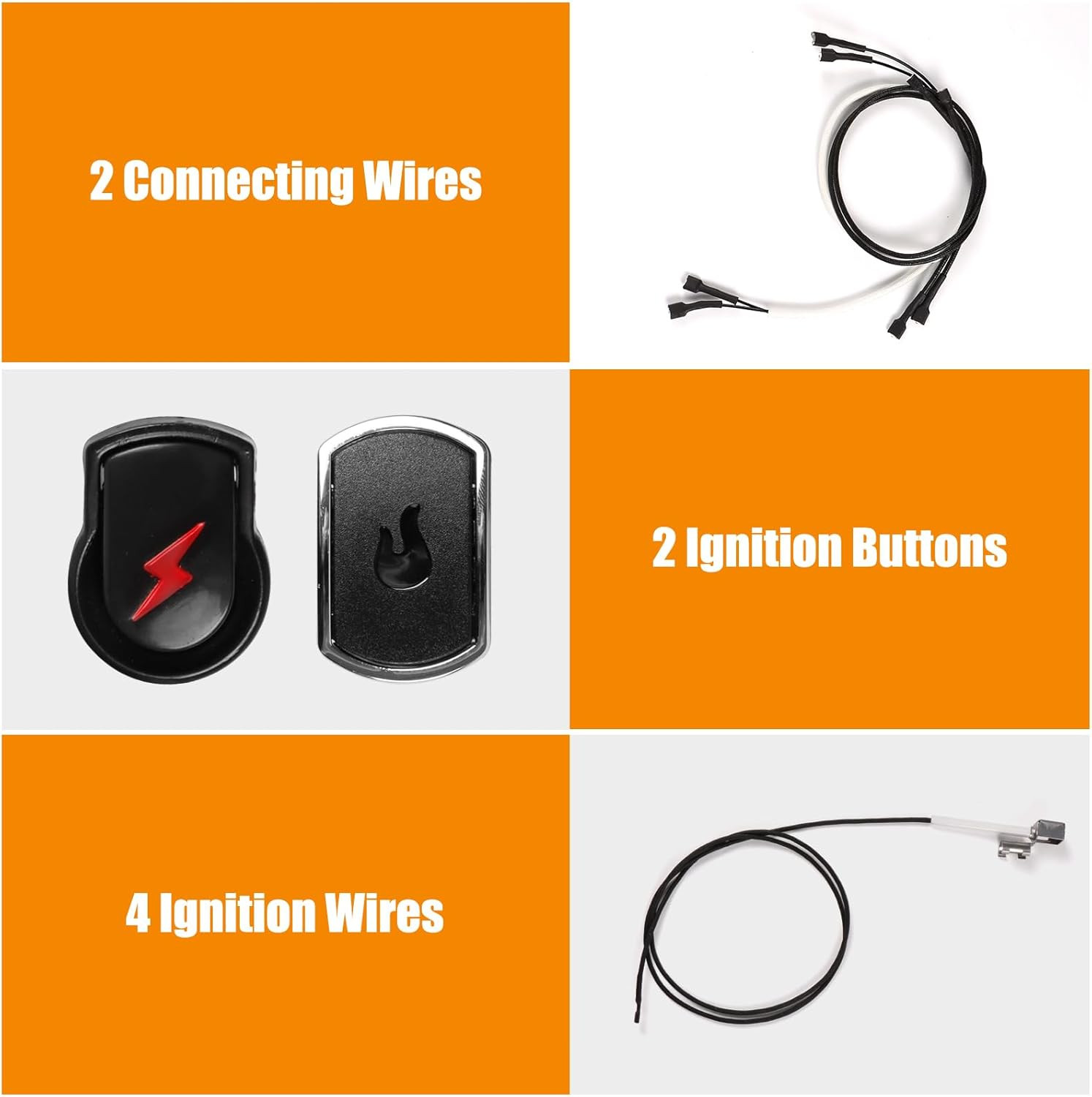 Ignition Kit for Charbroil Gas Grills, 2 Outlet Ignitor Module Replacement with