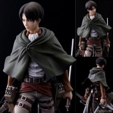 Anime Attack On Titan Captain Levi Ackerman Battle Action Figure Statue Toy Gift