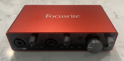Focusrite Scarlett 4i4 3rd Gen 4-In/4-Out USB-C MIDI 24/192 Interface