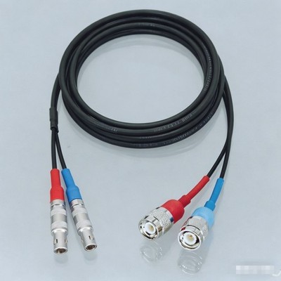 Dual RG316 Cable TNC 10~50FT For GE Panametrics Portable PT900 PT878 Flow Meter