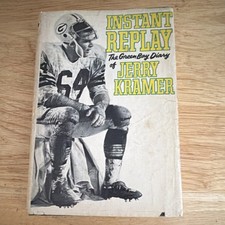 Instant Replay Green Bay Packers Jerry Kramer Diary 1968 Original Football Book