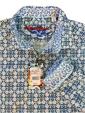 Robert Graham Spring Paisley Classic Long Sleeve Shirt 198 Men s L