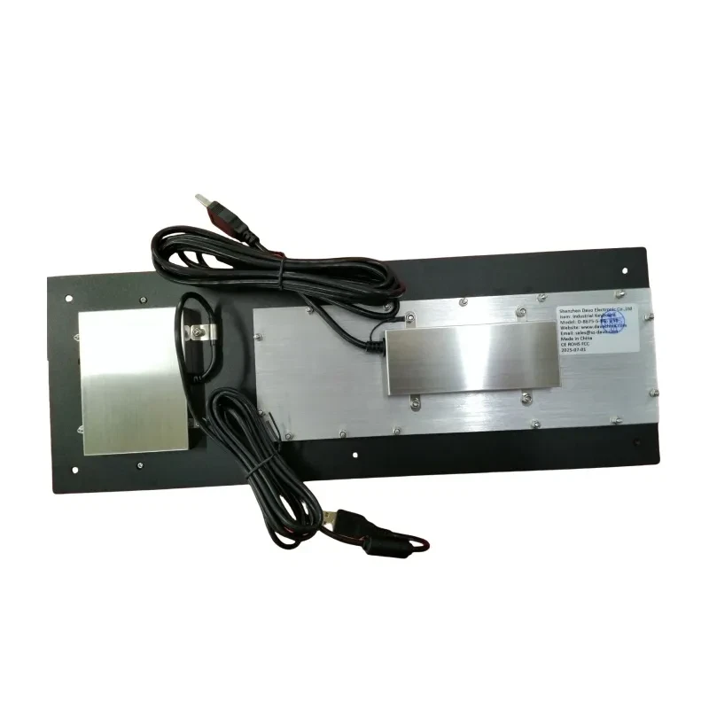 Industrial Keyboard With Ergonomic Trackball Comfortable Plastic Buttons - Image 2 of 4