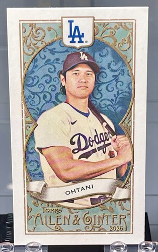 2026 Topps Allen & Ginter Shohei Ohtani N34 Mini N34-11 Dodgers