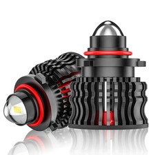 2pcs H11 9005 9006 HB3 HB4 H8 LED Laser Headlight Projector Lens Fog Lamps 12V