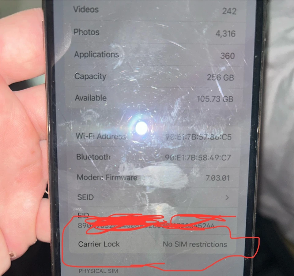 Apple iPhone XS Max Gold 256GB Unlocked - screen turns green randomly FREE SHIP - Image 3 of 4