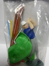 Vintage Golfer Figurine Golf Player Statue Sport Collect Decoration Cake topper