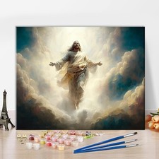 Paint by Numbers for Adults Jesus Painting Paint by Numbers Kits Christianity Ha