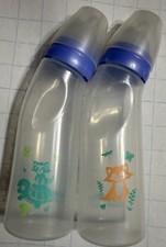 Evenflo Feeding Balance Angled Bottle 9 Oz 2-Pack - purple Cap