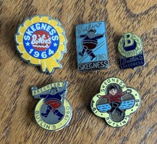5 x Butlins Skegness Holiday Camp Badges