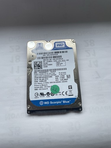 Western Digital WD3200BPVT 320GB 2,5” SATA Laptop HDD – getestet – WD Blue