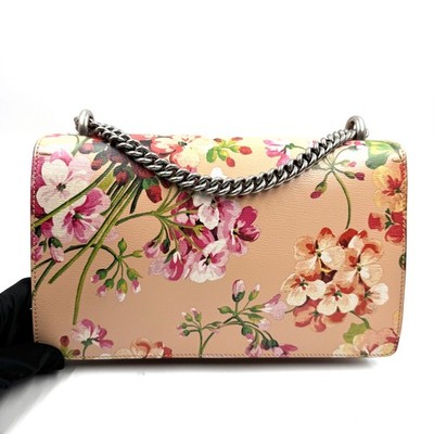 Pre-Owned Gucci Dionysus GG Blooms Super Pink Floral Shoulder Bag
