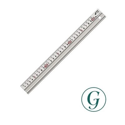 Niigata Seiki SK Aluminiumwaage Quick Step Scale 30cm AS-30 mit Nutrille