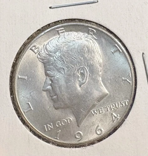 1964 Kennedy Half Dollar, Uncirculated, Silver