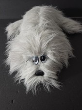 Vintage 1980's 17" plush Tonka Pound Puppy Gray Furry Plush Toy
