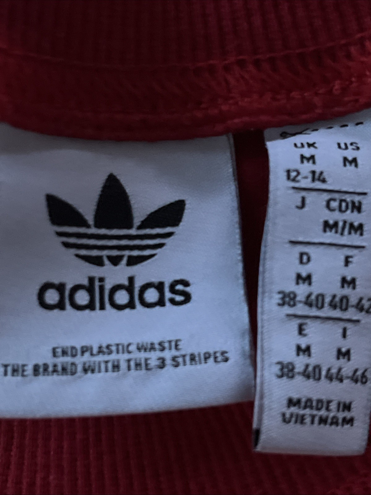 Adidas Arsenal Womens 12-14 Large T Shirt Oversized Red Short Sleeve Cannon thumbnail 6