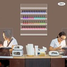 2 Pack Nail Polish Organizer Holder- Acrylic Wall Mounted 6-Tier Storage Rack — photo 1