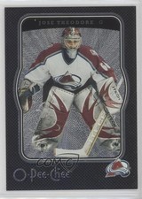 2007-08 O-Pee-Chee Micromotion Black 52/100 Jose Theodore #125 1q2