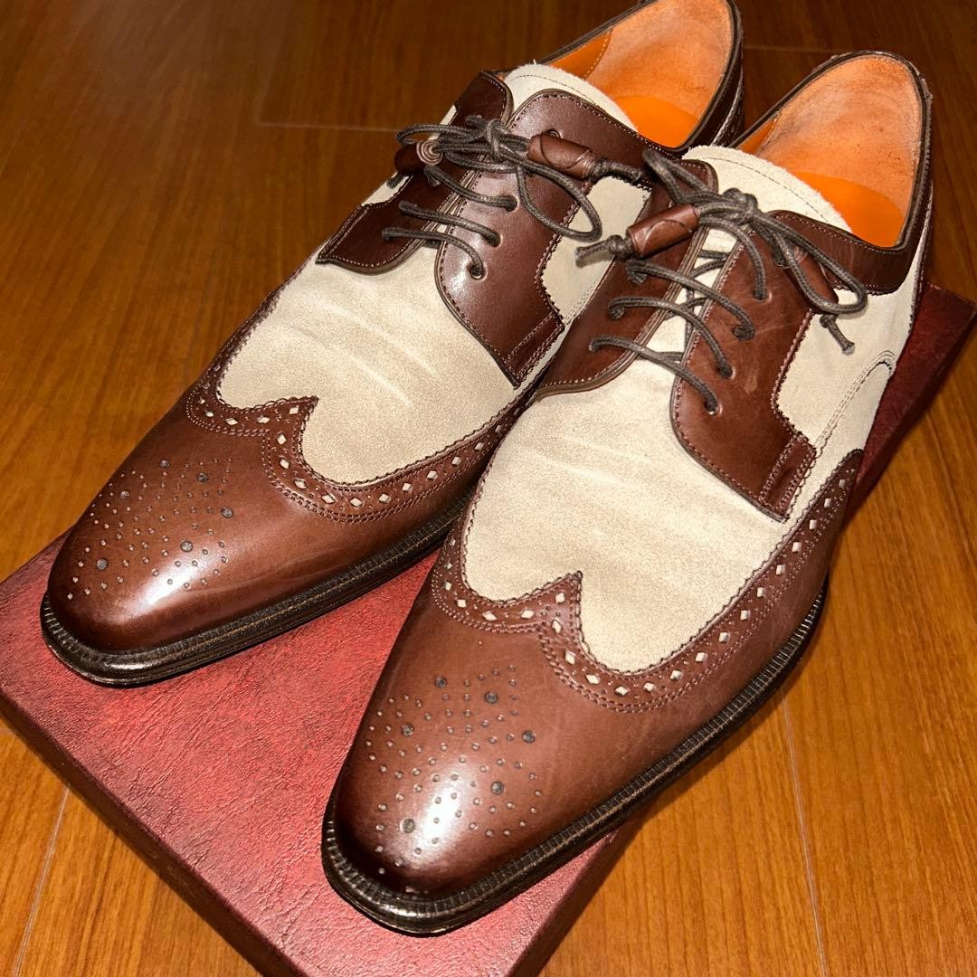 MEZLAN Men’s Dress Shoes US10 Size 28cm Leather Elegant Black Used