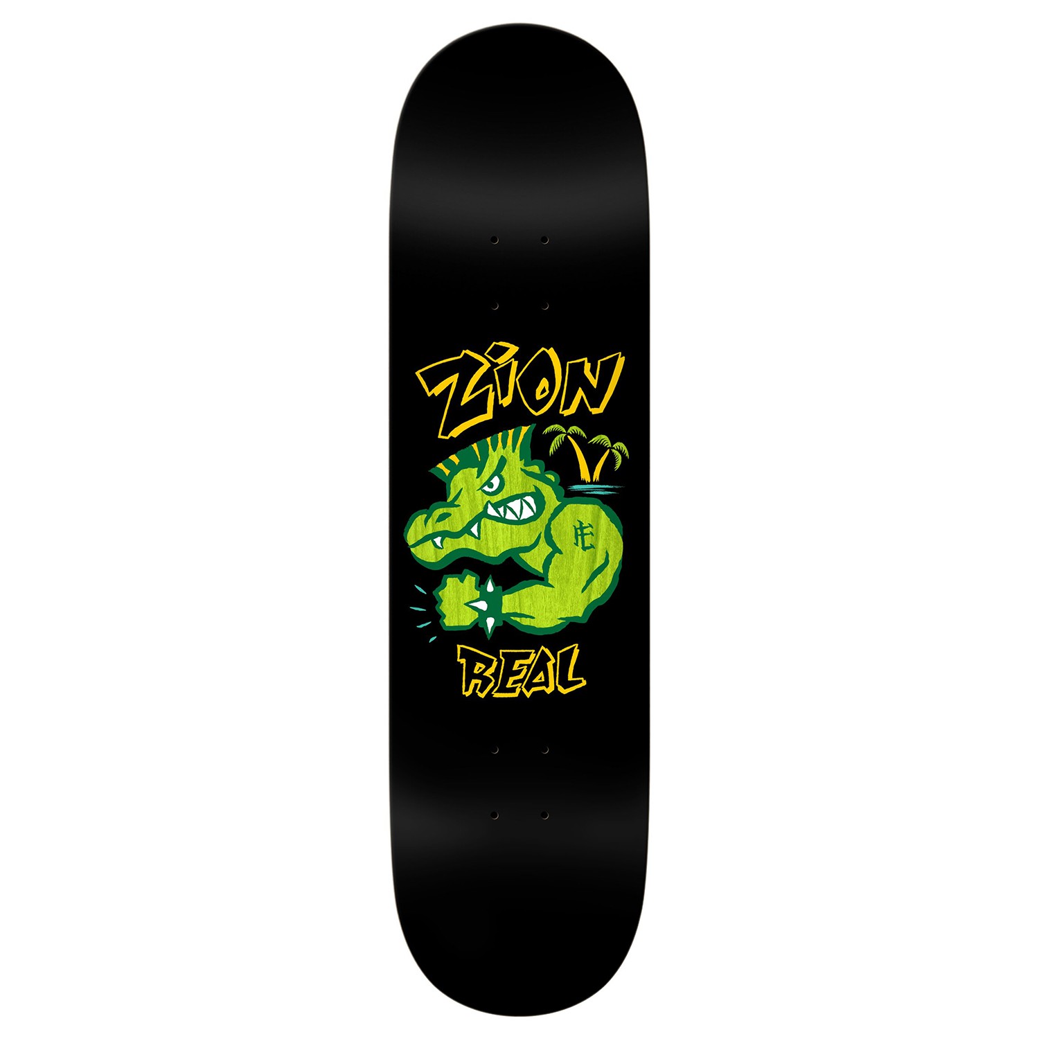 Real Skateboard Deck Zion Bad Gator Heavyweights 8.5" x 31.8