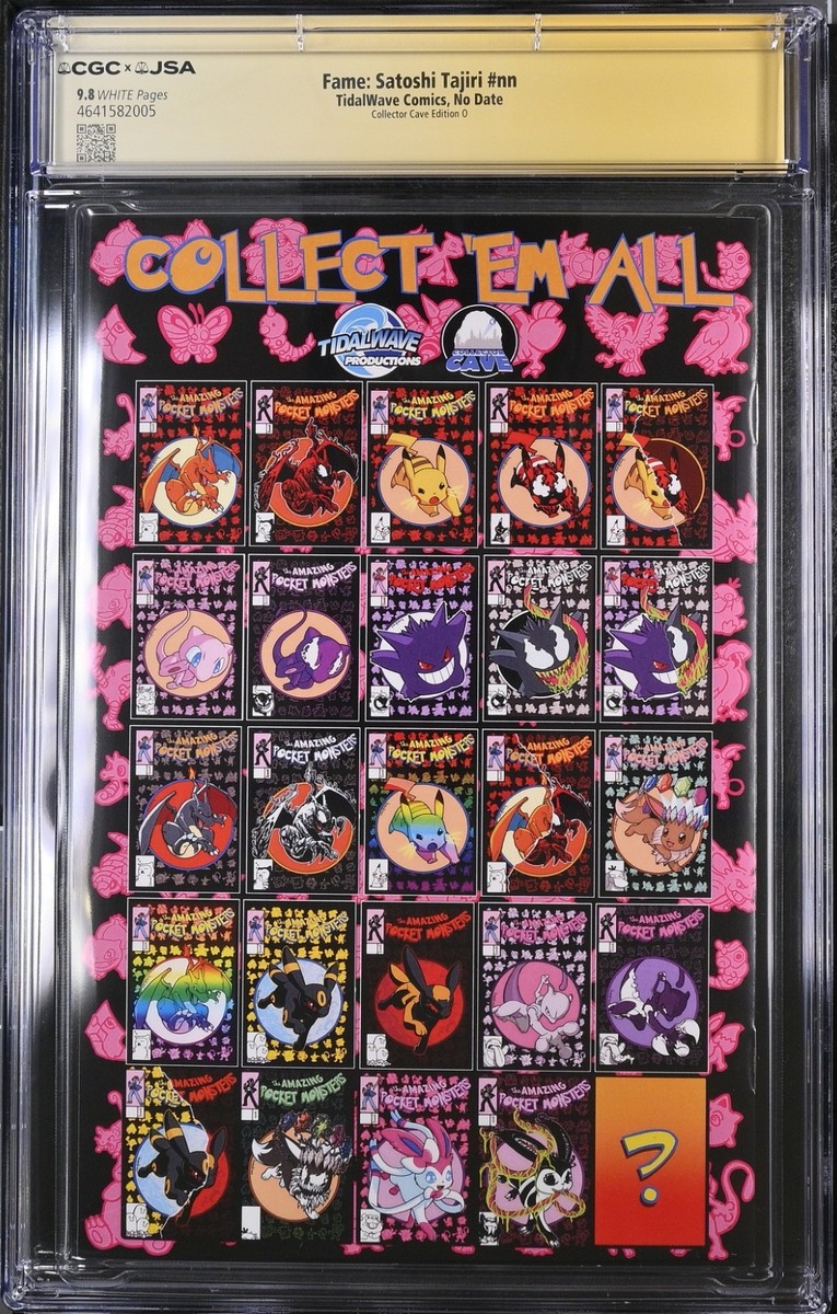 Satoshi Tajiri The Amazing Pocket Monsters Signed & REMARKED CGC