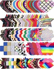 100 Pairs Glitters Nipple Pasties Covers Bulk Disposable Self Adhesive Breast Co