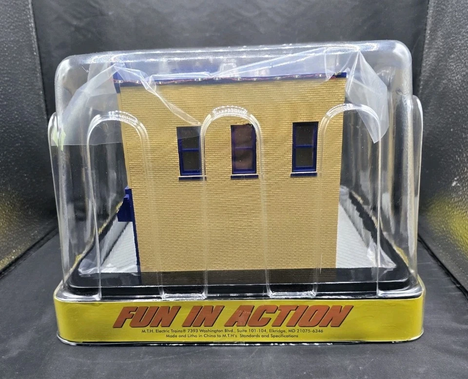 Rail King Railtown Building Skyline Chili 2 Story With LED Lights MTH NEW RARE  - Image 4 of 4