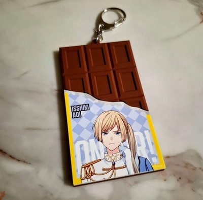 ON AIR! Aoi Trading Rubber Charm Chocolate Shape  Mint Condition  Cute