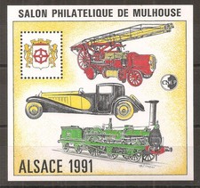 CNEP 13 (1991) Salon Philatélique de Mulhouse Alsace 91 N** (cote 14e)