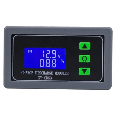 DC 6V-60V Low Voltage Protector Disconnect Switch Module with LCD Display, 30...