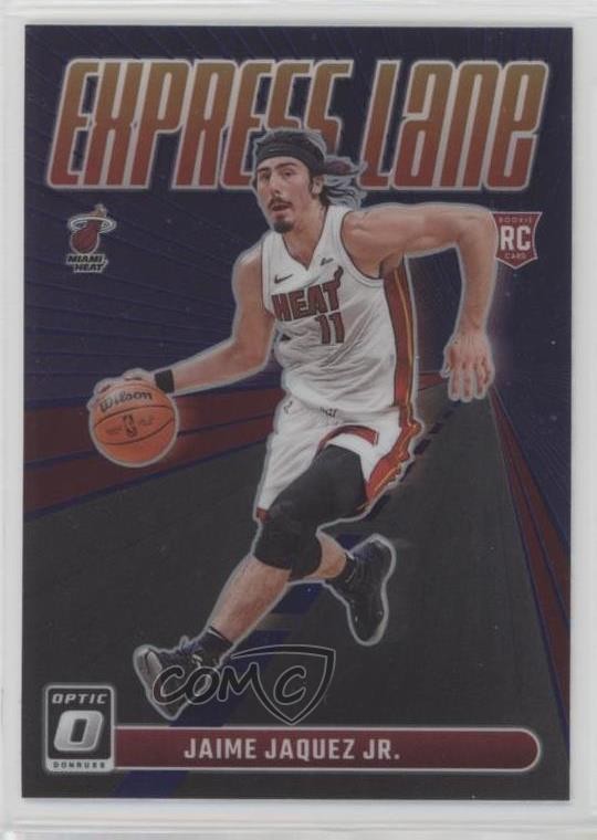 2023-24 Panini Donruss Optic Express Lane Purple Prizm Jaime Jaquez Jr #20 11es
