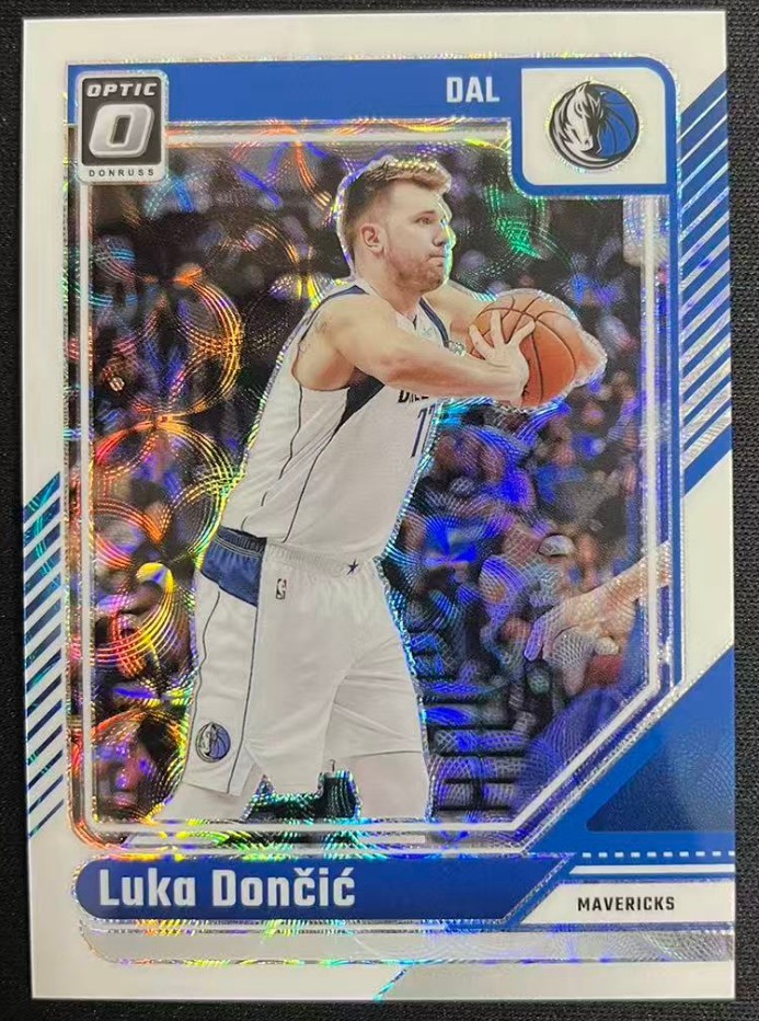 Luka Doncic 2024-25 Panini Donruss Optic International White 12/15 #214
