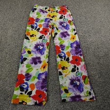 Ralph Lauren Pants Womens 4P Floral Dress Chino Trousers Slacks Low Rise Career