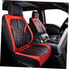 Ram Seat Covers For 2011-2026 Dodge Ram 1500 For Flat Rear Seats Black Red Ram Seat Covers For 2011-2026 Dodge Ram 1500 For Flat Rear Seats Black Red