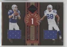 2005 Leaf Limited Bound by Round 26/75 Peyton Manning Marvin Harrison HOF 1o23