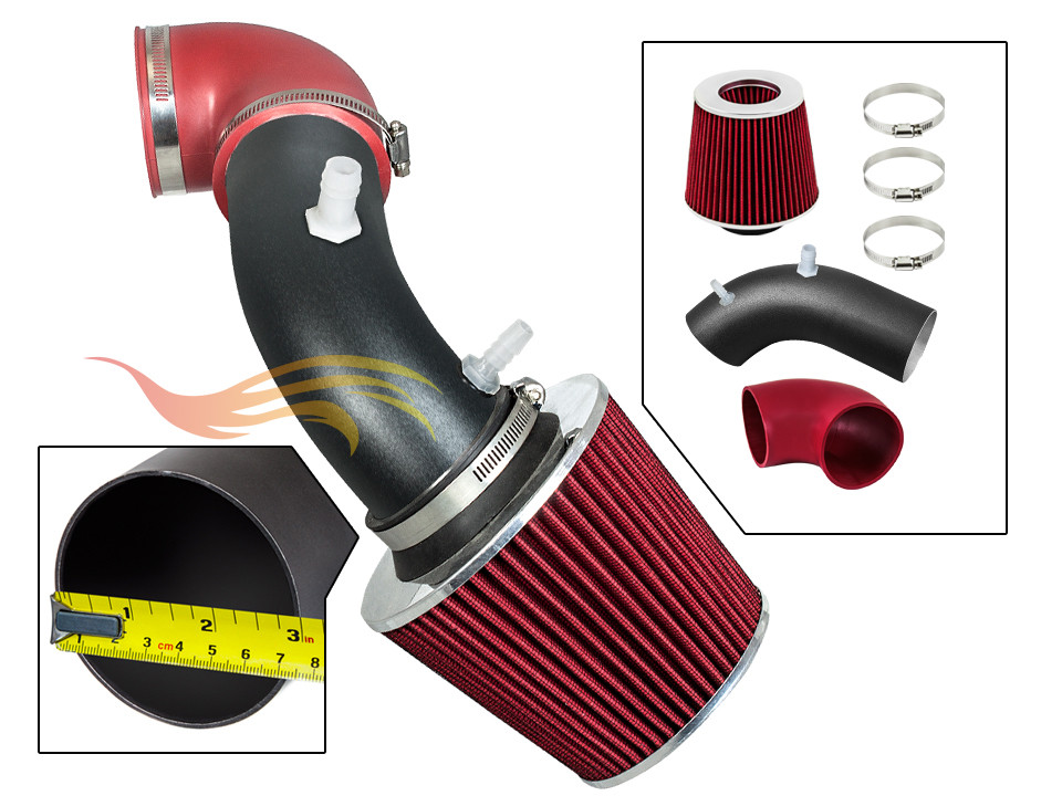XYZ RW ROTE Ram Air Intake Kit + Filter Für 2011-2018 Taurus SHO 3,5L V6 Turbo