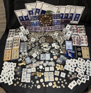 🔥Huge Estate Lot Of Over 1 160 US Coins Silver Proof INB GEM Unc 1c $1 denom 🔥
