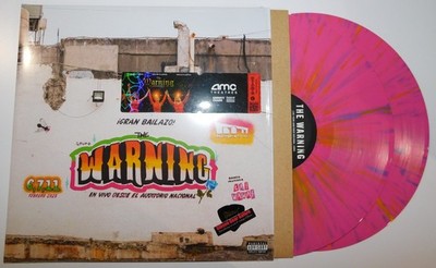 The Warning Band CDMX Live Vinyl LP Rosa Pink Splatter LTD Edition Movie Ticket