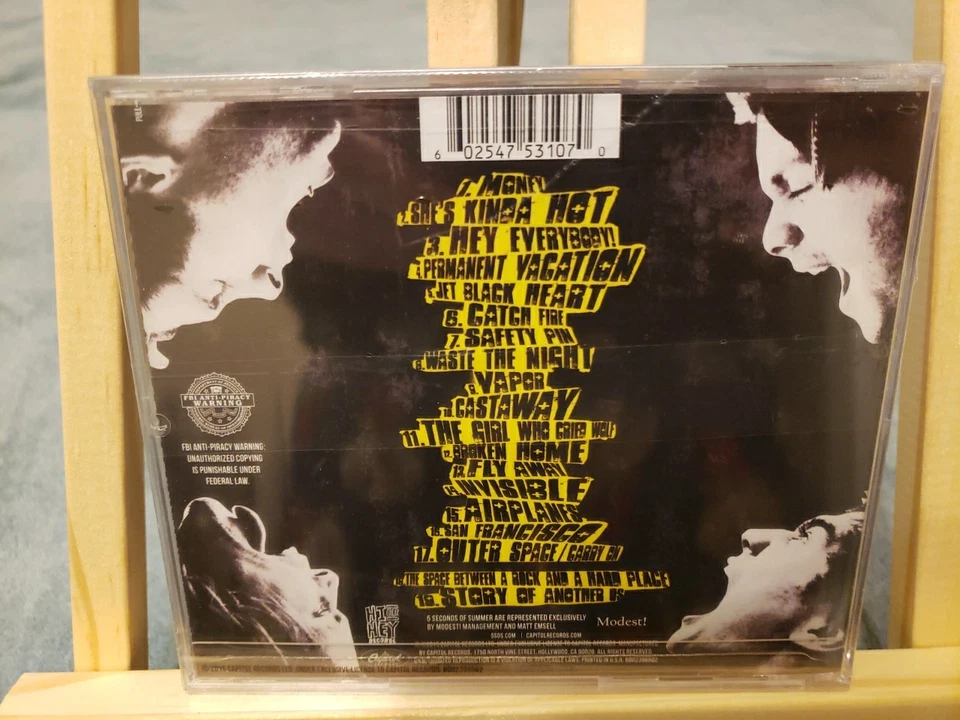 5 SECONDS OF SUMMER Sounds Good Feels Good CD OOP New LUKE Cover Target Deluxe - Image 2 of 4