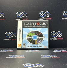 Flash Focus: Vision Training in Minutes a Day Nintendo DS CIB Refurbished Tested