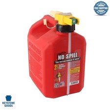 2.5 Gallon Spill-Proof Gas Can with Thumb Control, Fast Pouring,  Flex Spout