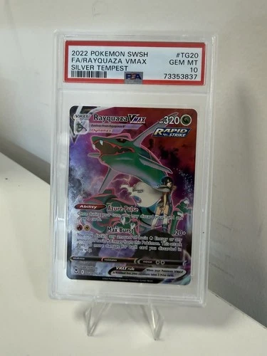 Pokémon TCG Rayquaza VMAX TG20/TG30 Swsh12: Silver Tempest PSA 10