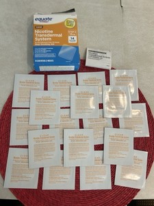 18 Patches Equate Nicotine Transdermal System Step 2 (14 mg)  Exp 10/27 Total 18