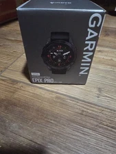 (NEW) Garmin Epix Pro (Gen 2) Sapphire GPS Watch Carbon Gray / Black 47mm