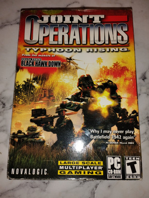 Joint Operations: Typhoon Rising (PC, 2004) Complete with Manual