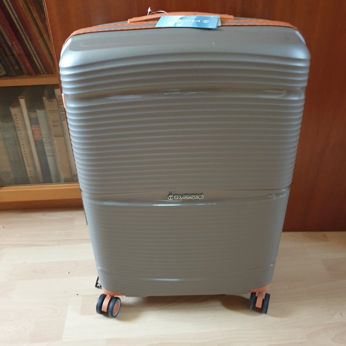 Neuer mittlerer Koffer Trolly Hartschale von transworld TSA Schloss