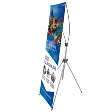 T-SIGN Reinforced Block Adjustable Tripod X Banner Stand, 23 x 63 to 32 x 78 ...