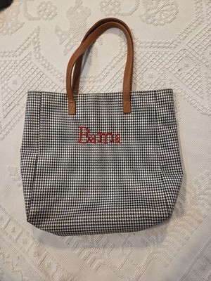 Viv & Lou Bama Alabama Tote Bag Black White Red